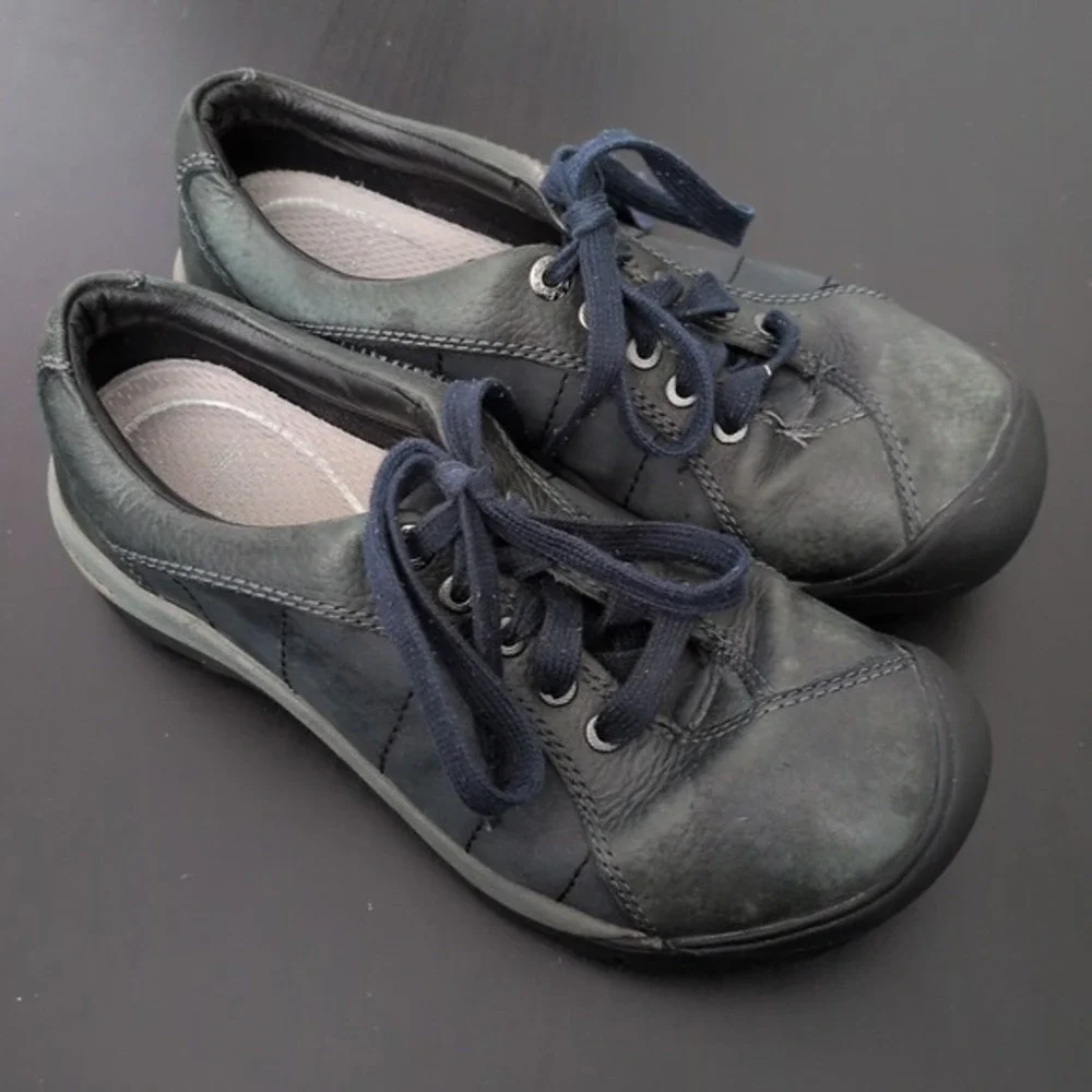 KEEN Women's Presidio Hiking Shoe Black Steel Grey Blue US 8.5‎ | EU 39